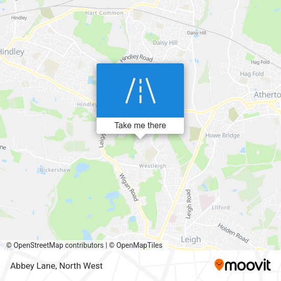 Abbey Lane map