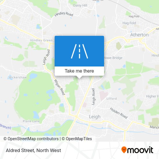 Aldred Street map