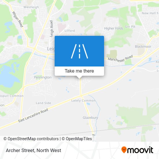 Archer Street map