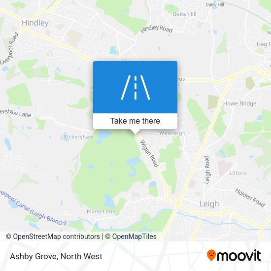 Ashby Grove map