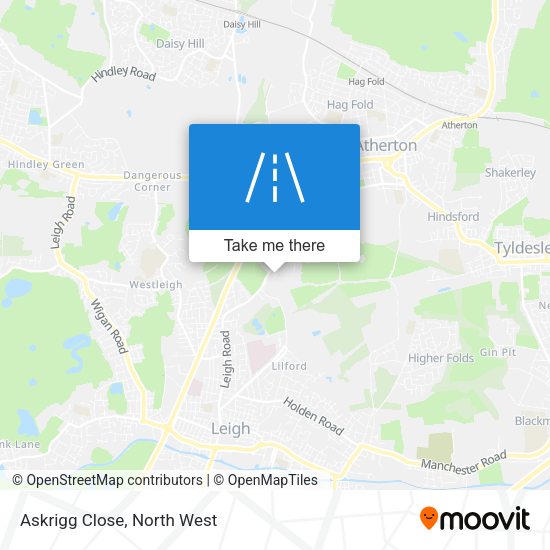 Askrigg Close map