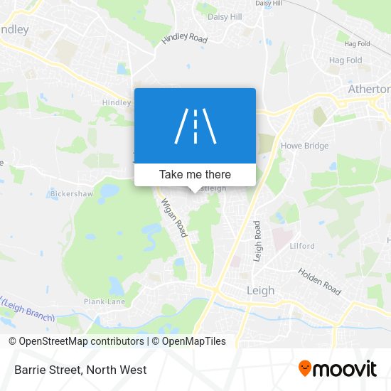 Barrie Street map