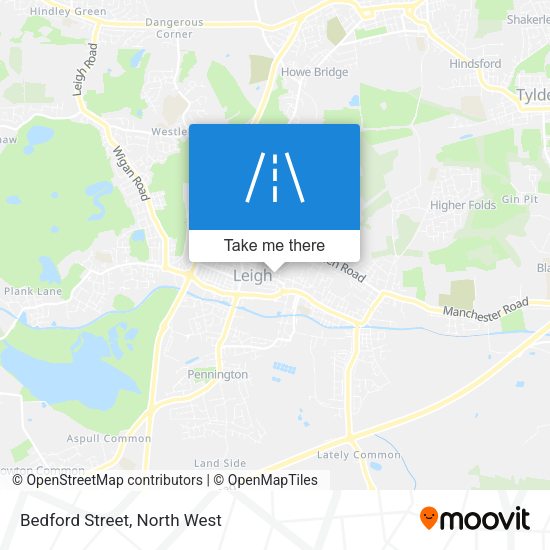 Bedford Street map