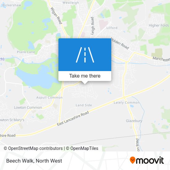 Beech Walk map