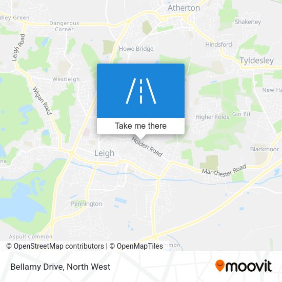 Bellamy Drive map