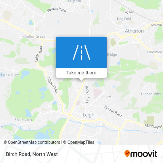 Birch Road map