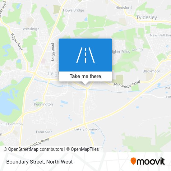Boundary Street map