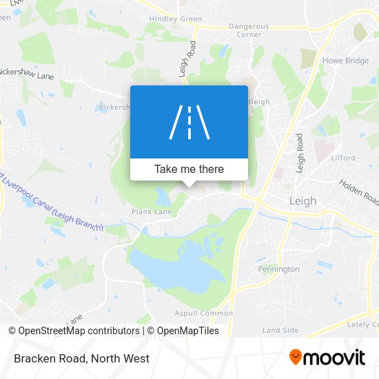 Bracken Road map
