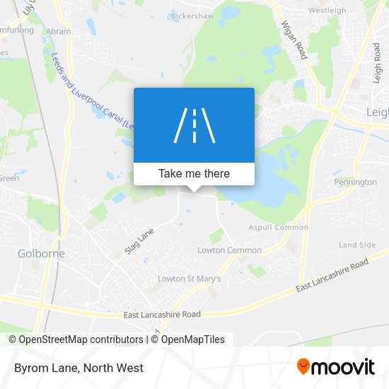 Byrom Lane map