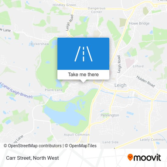 Carr Street map