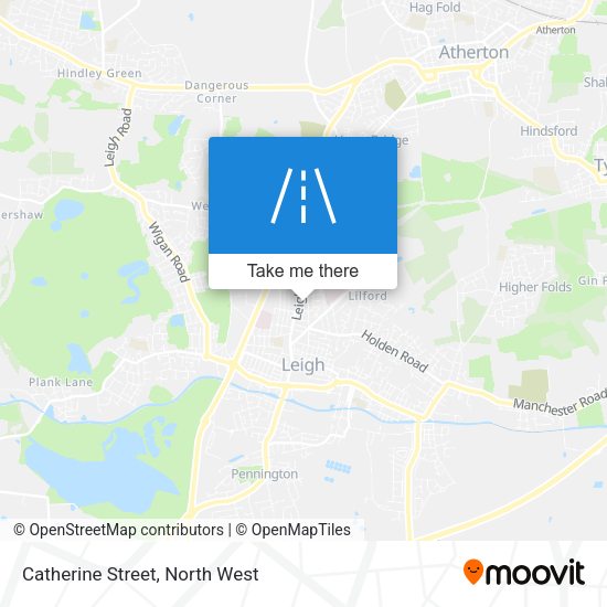 Catherine Street map