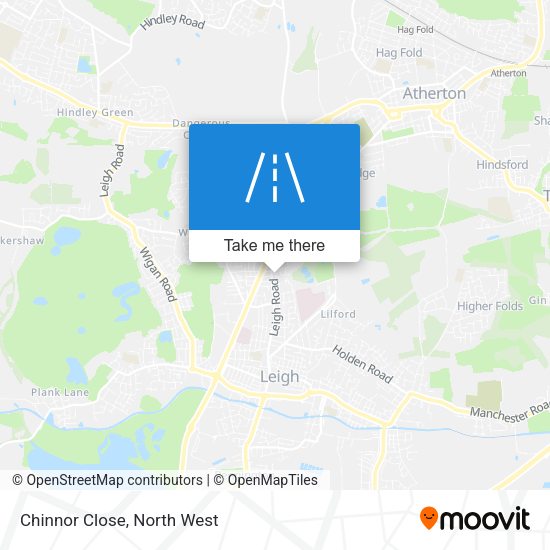 Chinnor Close map