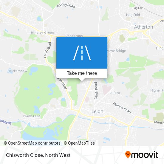 Chisworth Close map