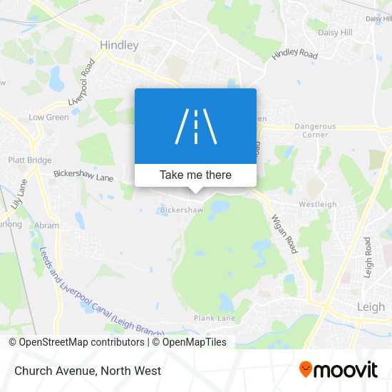Church Avenue map