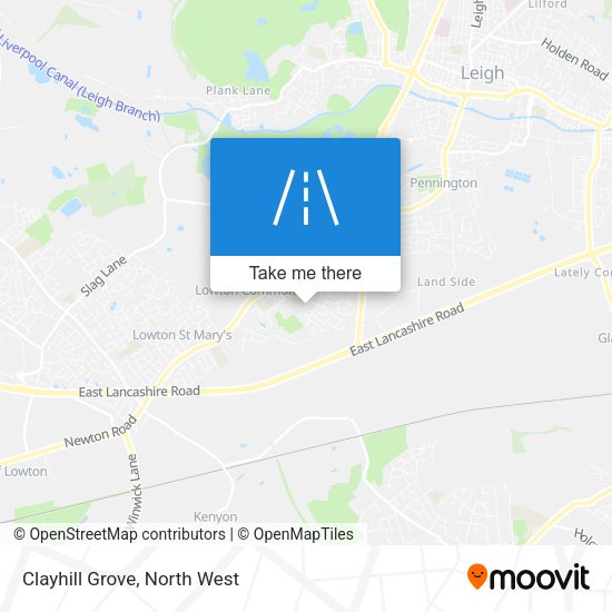 Clayhill Grove map