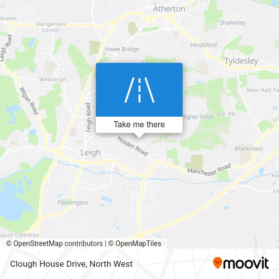 Clough House Drive map