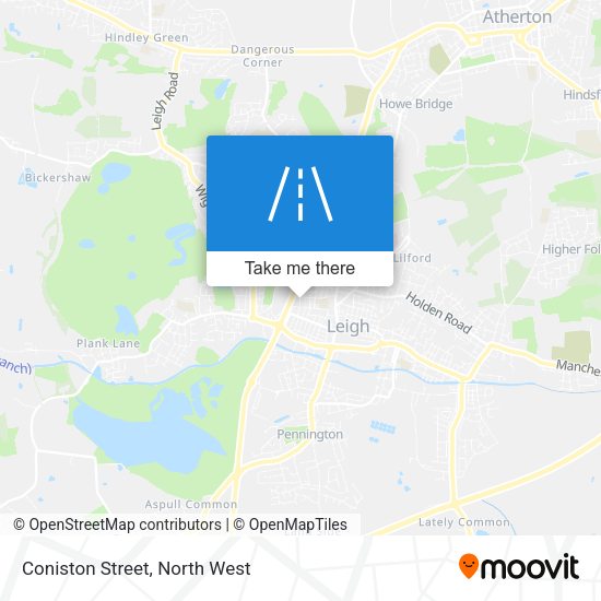 Coniston Street map