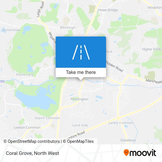 Coral Grove map