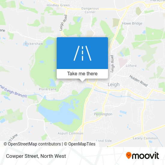 Cowper Street map