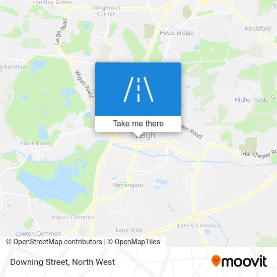 Downing Street map