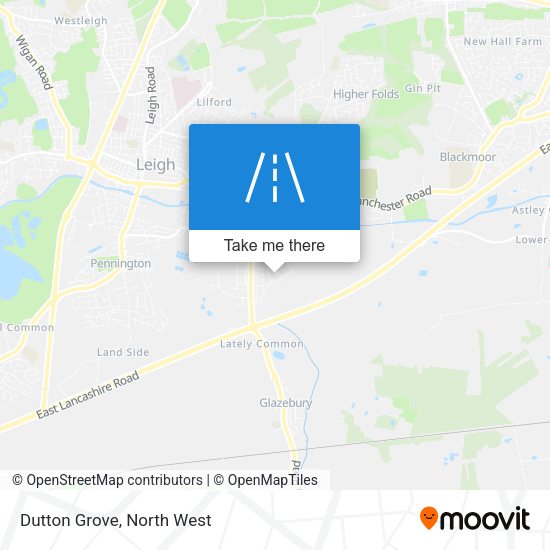Dutton Grove map