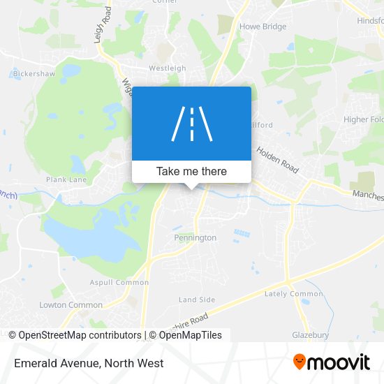 Emerald Avenue map