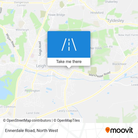 Ennerdale Road map