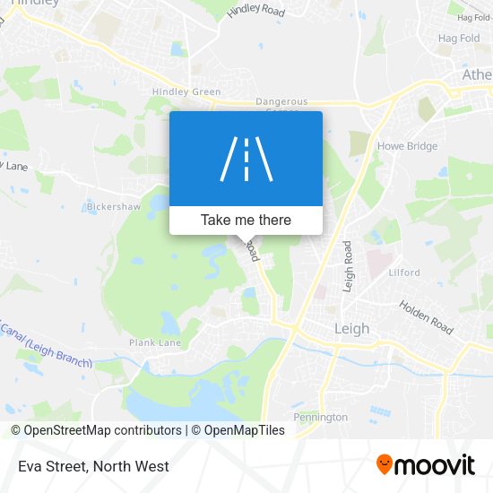 Eva Street map
