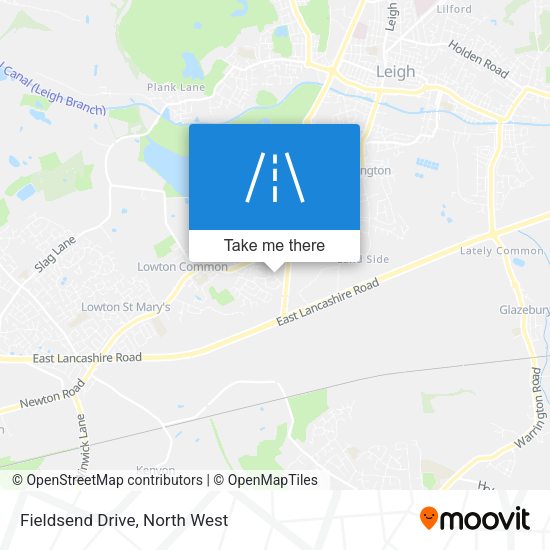 Fieldsend Drive map