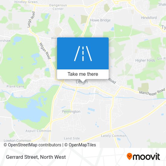 Gerrard Street map