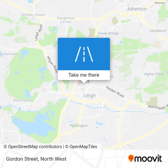 Gordon Street map