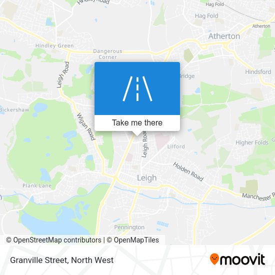 Granville Street map