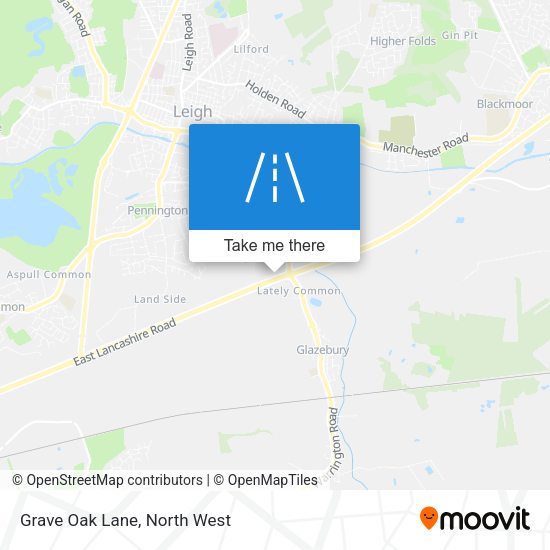 Grave Oak Lane map