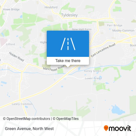 Green Avenue map