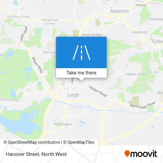 Hanover Street map