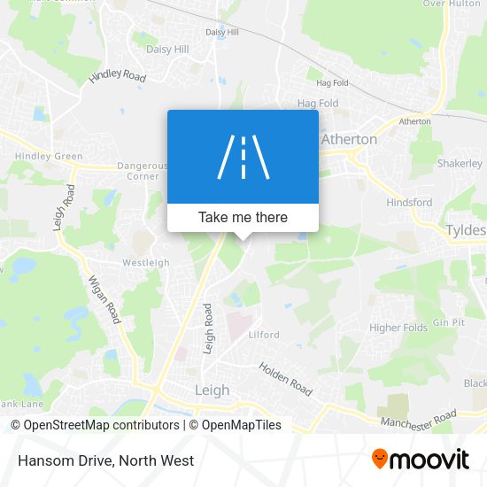 Hansom Drive map