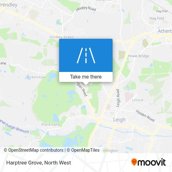 Harptree Grove map