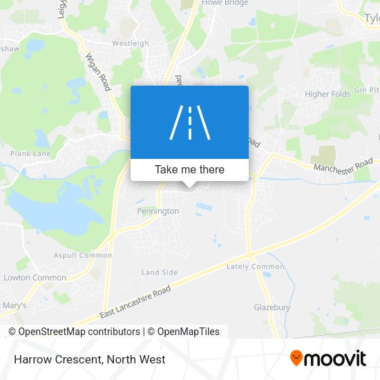 Harrow Crescent map