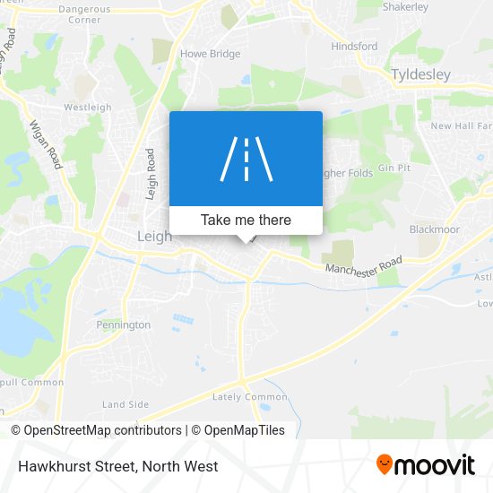 Hawkhurst Street map