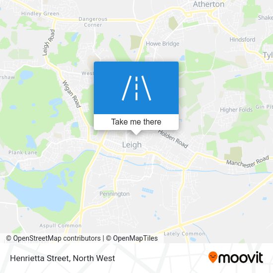 Henrietta Street map