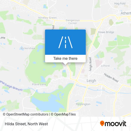 Hilda Street map
