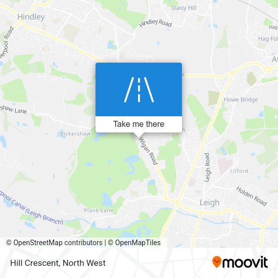 Hill Crescent map