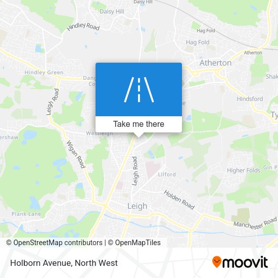 Holborn Avenue map