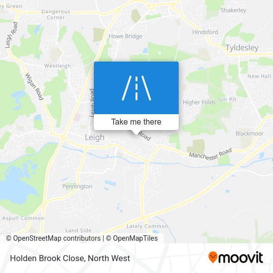 Holden Brook Close map