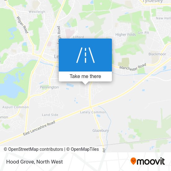 Hood Grove map