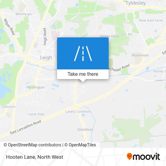 Hooten Lane map