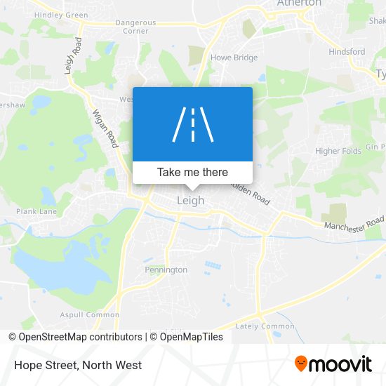 Hope Street map