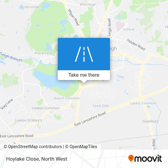 Hoylake Close map