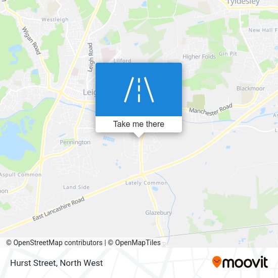 Hurst Street map