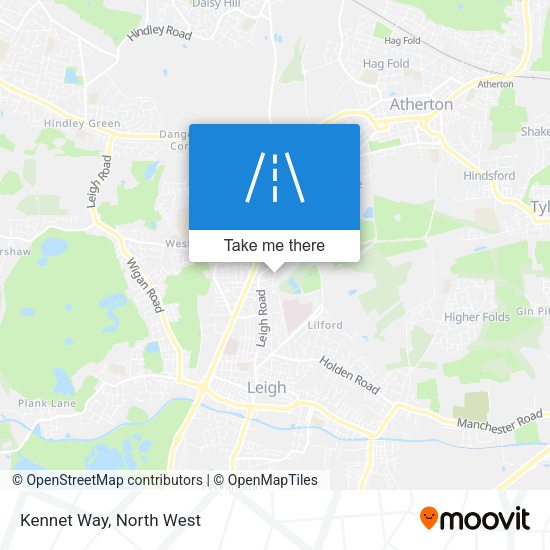 Kennet Way map